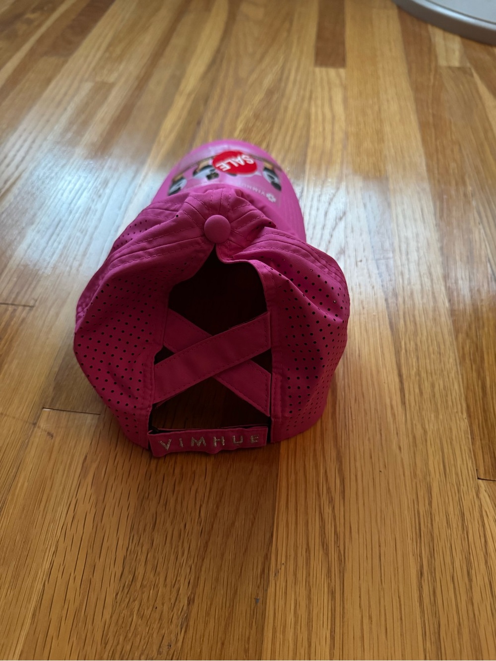Pink Performance Baseball Cap - Picture 2 of 4